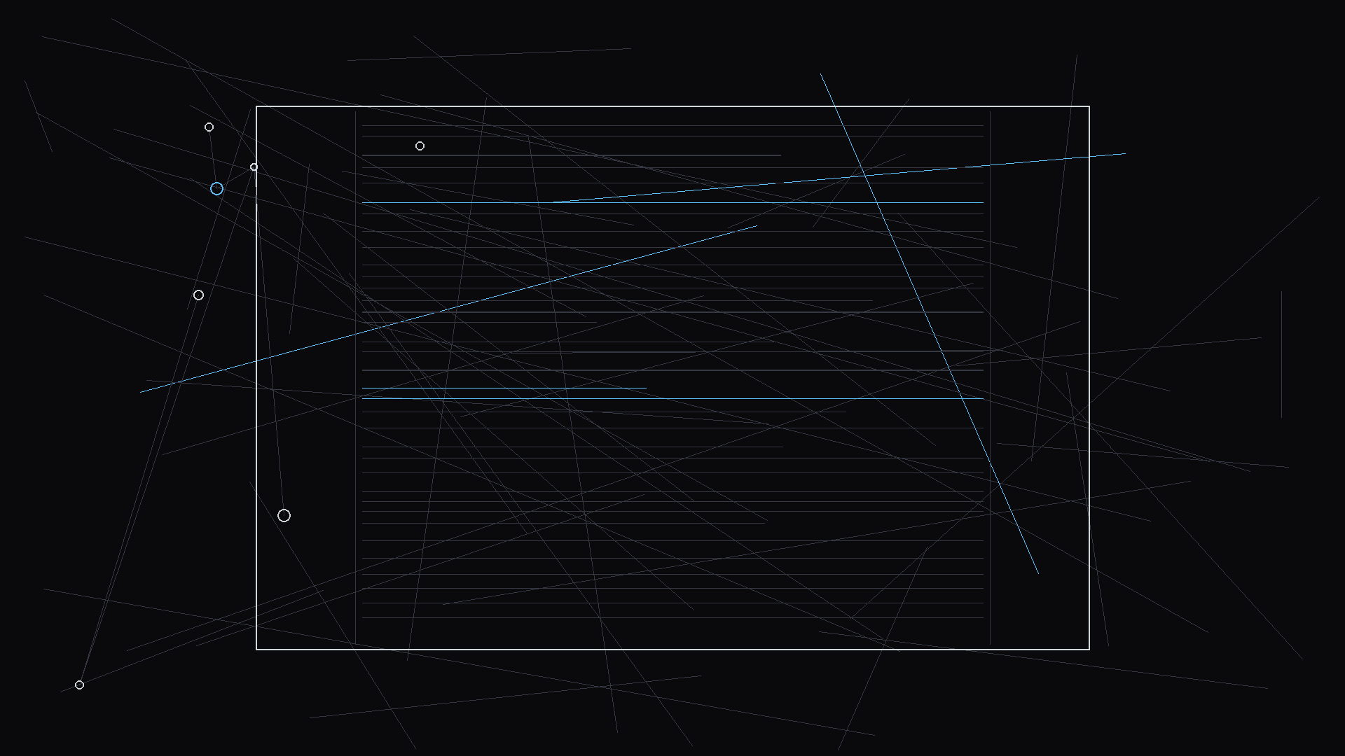 Script first, then lock, then storyboard frames; responsible order; dark mode technical sketch
