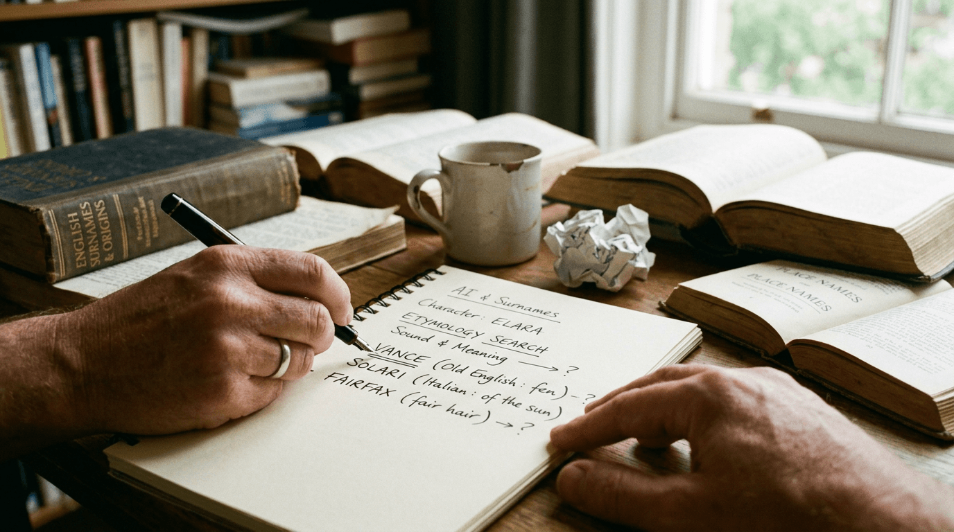 Cinematic workflow still, second angle, 35mm film grain