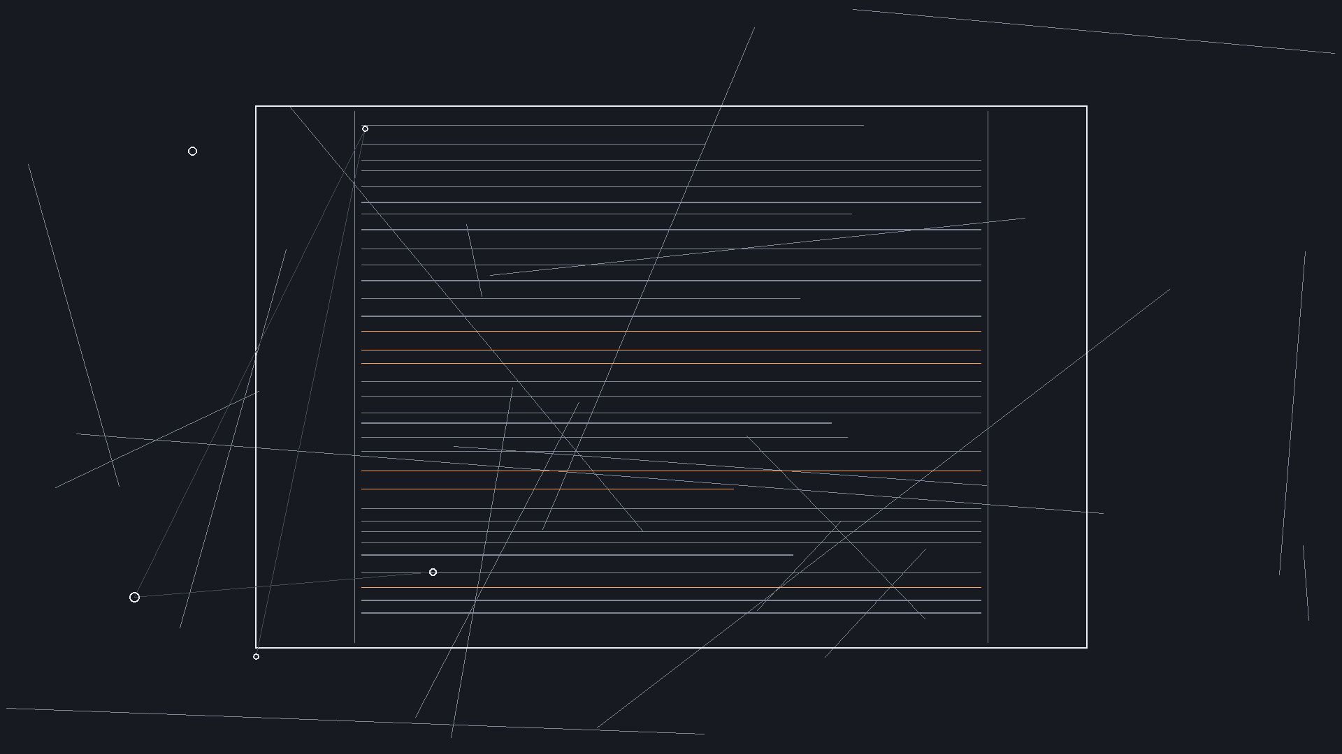 Aligned slug row and board cells