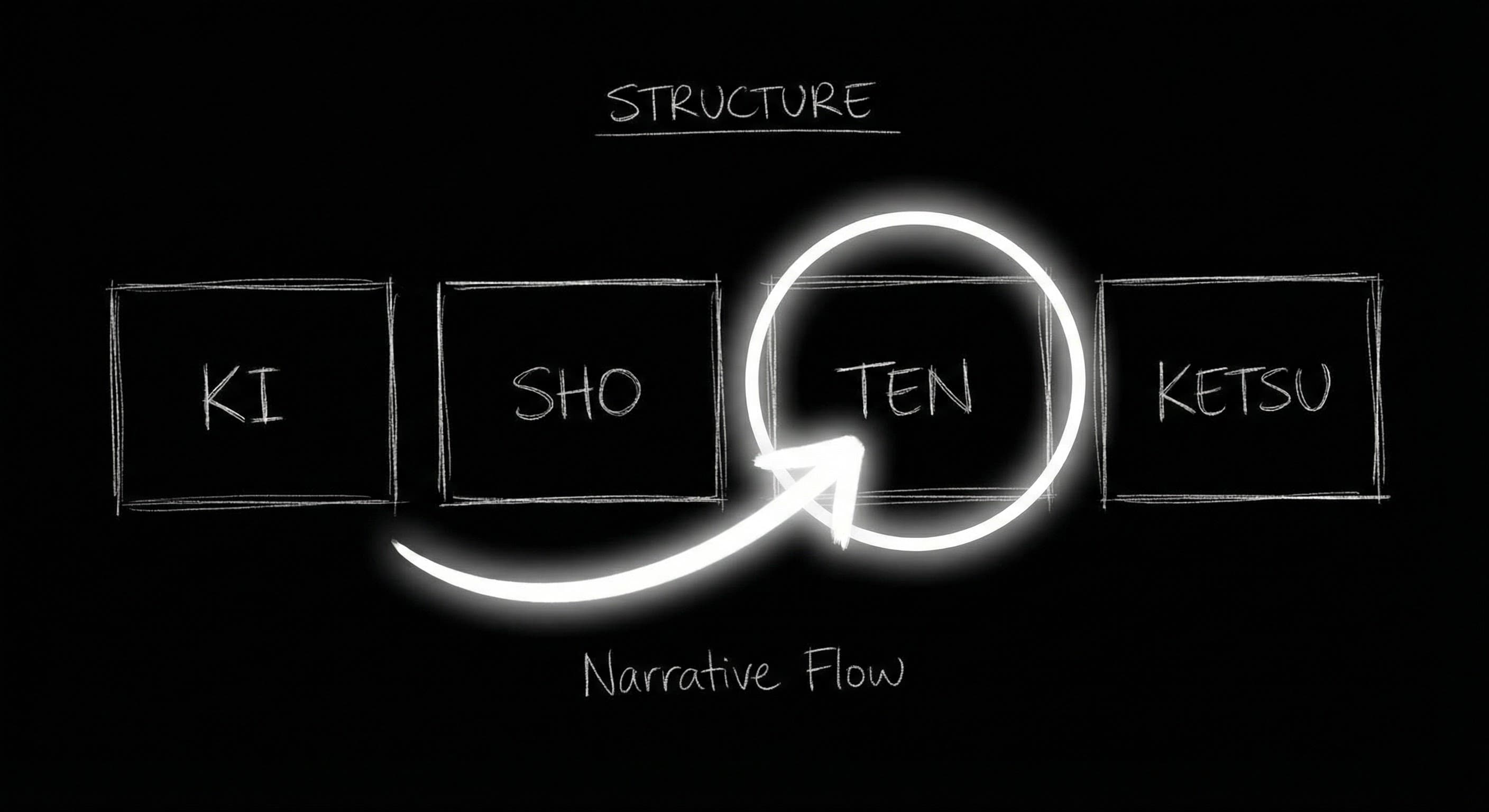 Ki-Shō-Ten-Ketsu with Ten as reframe