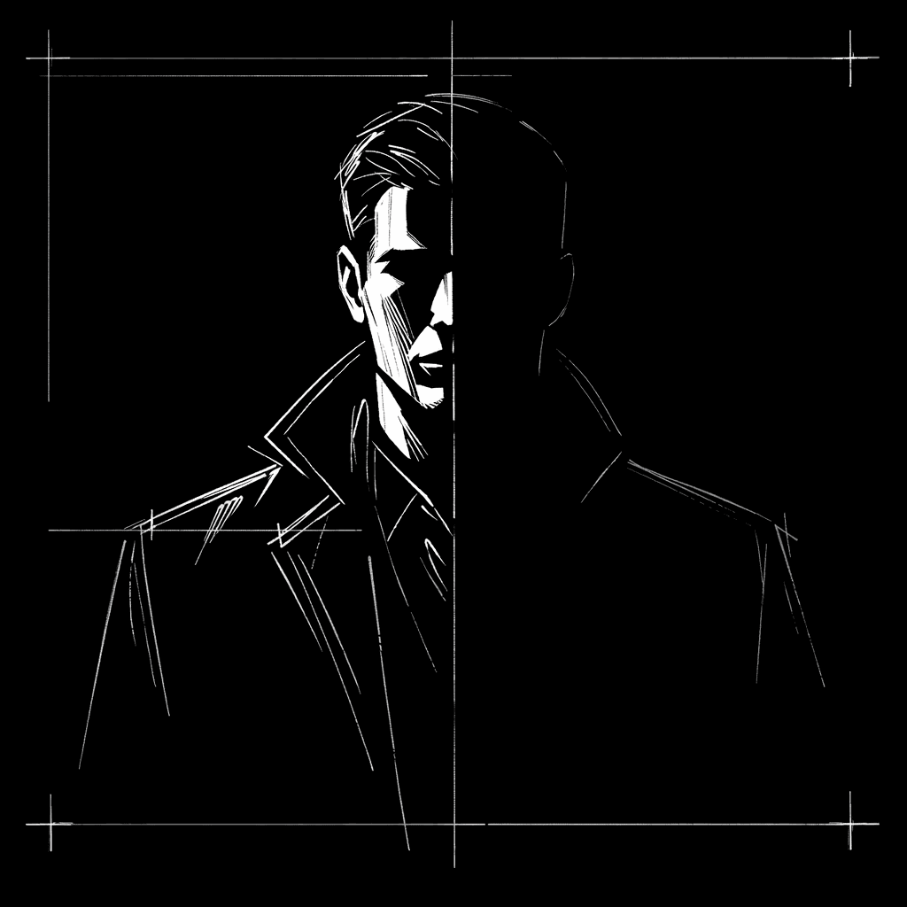 Figure half lit, half dark: duality